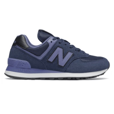 new balance m 574 sneakers laag blauw