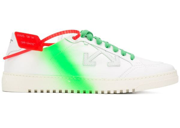 Off-White 2.0 Low Top Green Spray OMIA042S20D680430140