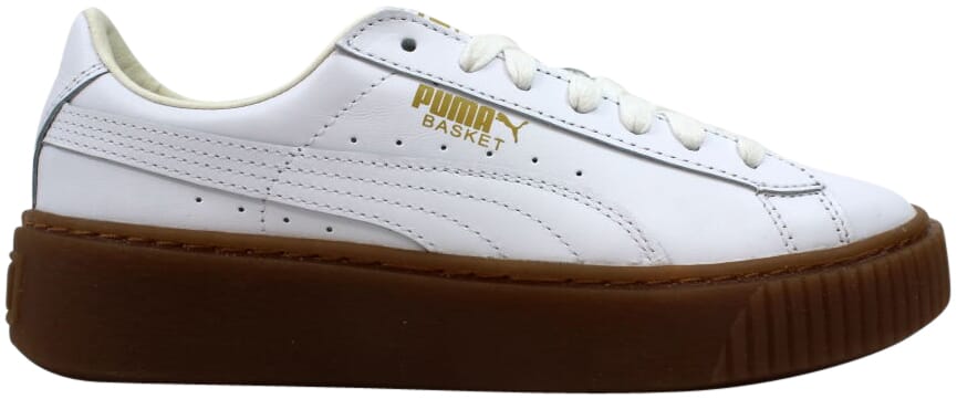 Puma Basket Platform Core Puma White (W) 364040-01 | Wit