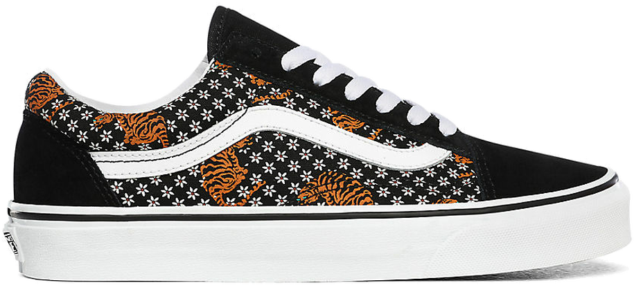 vans tiger floral old skool