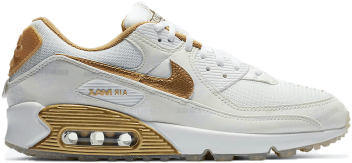 Nike Air Max 90 Worldwide White Gold (Women’s) DA1342-170