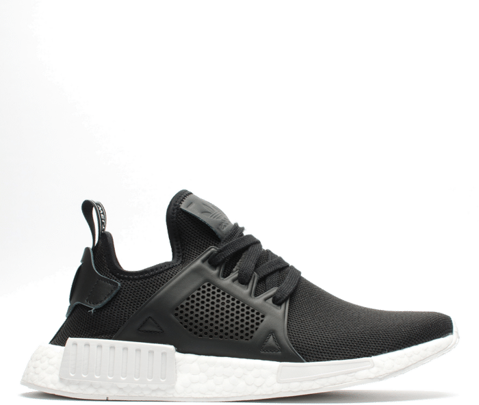 adidas nmd black black white