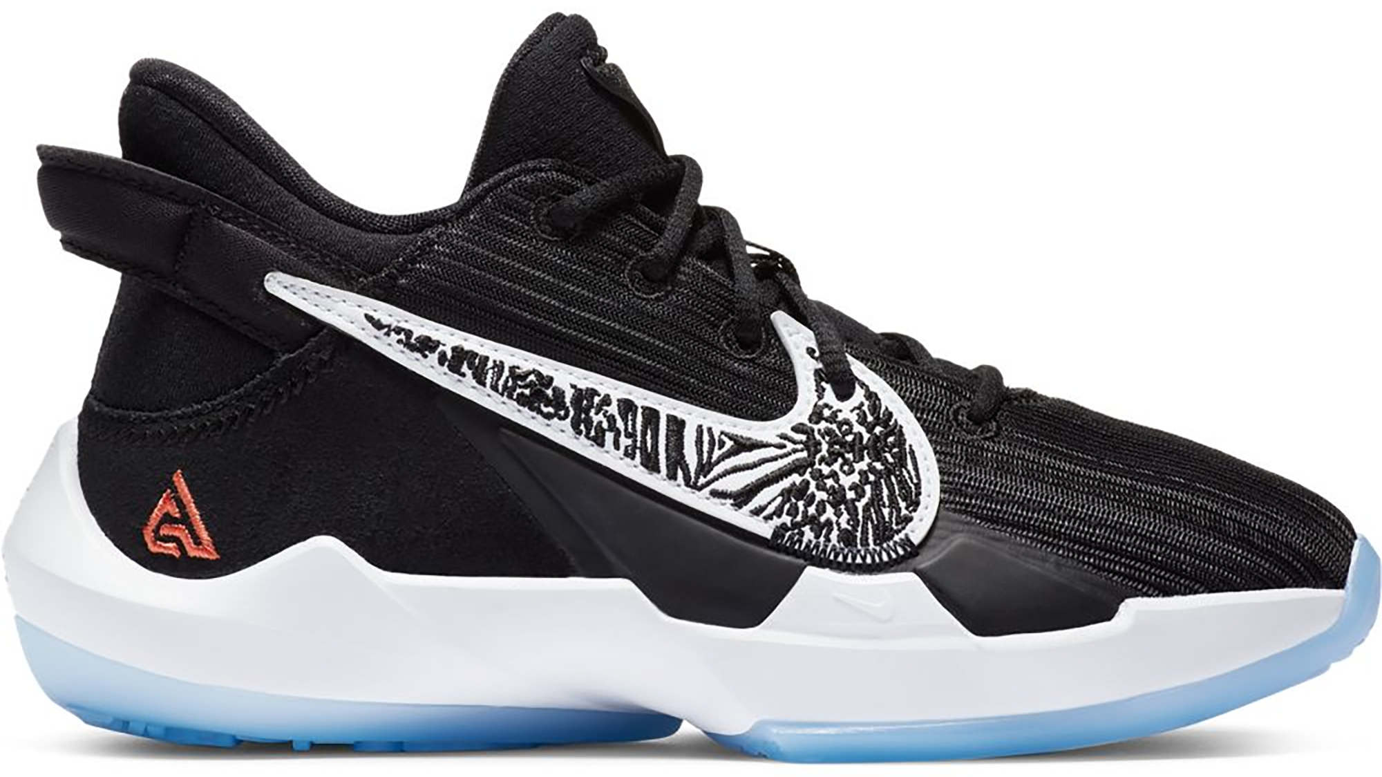 Nike Zoom Freak 2 Black White (PS) CN8576001