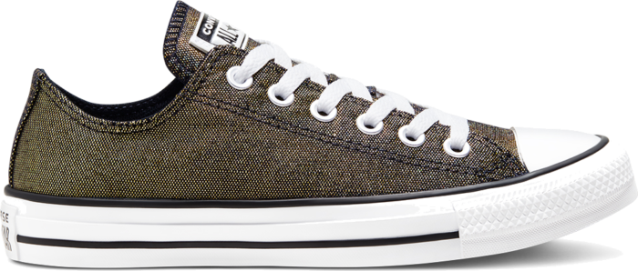 Converse Industrial Glam Chuck Taylor All Star Low Top voor dames Gold/ Black/ White 568589C