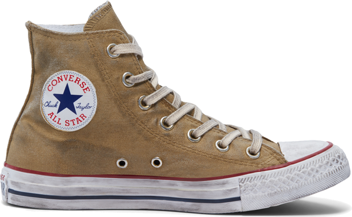 Converse Waxed Canvas Chuck Taylor All Star High Top Brown Waxed Winterized 169136C