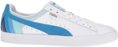 Puma Clyde Pink Dolphin White French Blue 366248-01