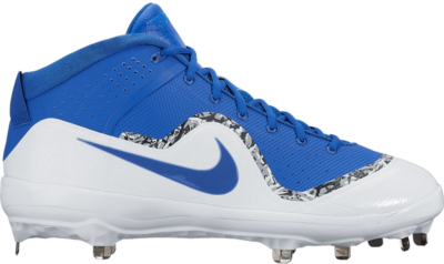 Nike Force Air Trout 4 Pro Metal Cleat Game Royal White 917920-444