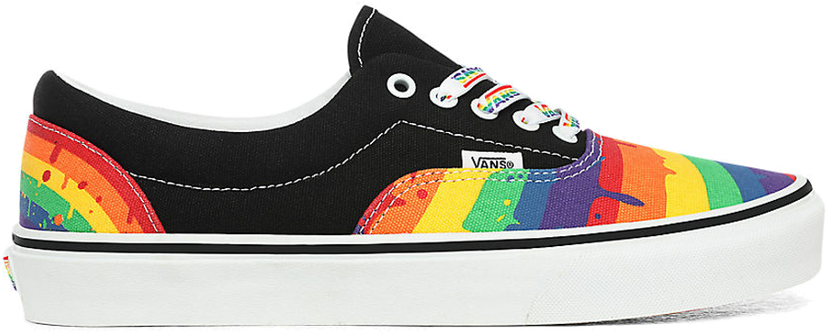 vans rainbow drip era