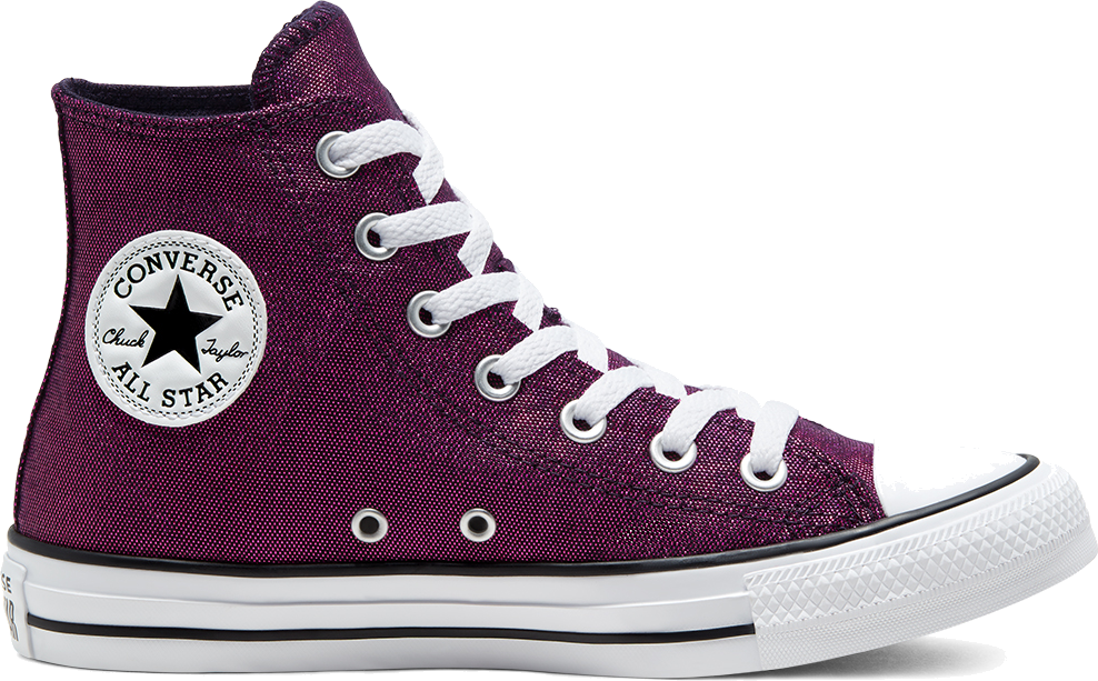 Converse Womens Industrial Glam Chuck Taylor All Star High Top Carmine