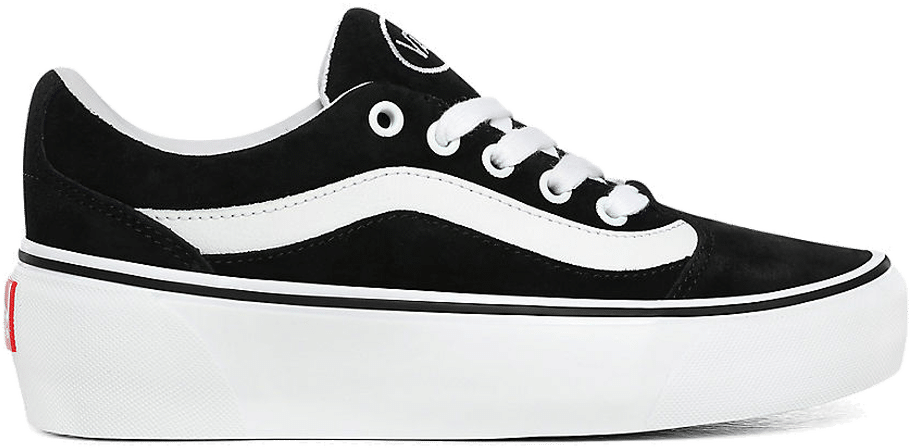 Vans Shape Ni Black VN0A4UVLNQK1 | Zwart | Sneakerbaron NL