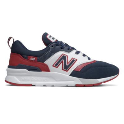 New Balance 997H Natural Indigo/Neo Crimson