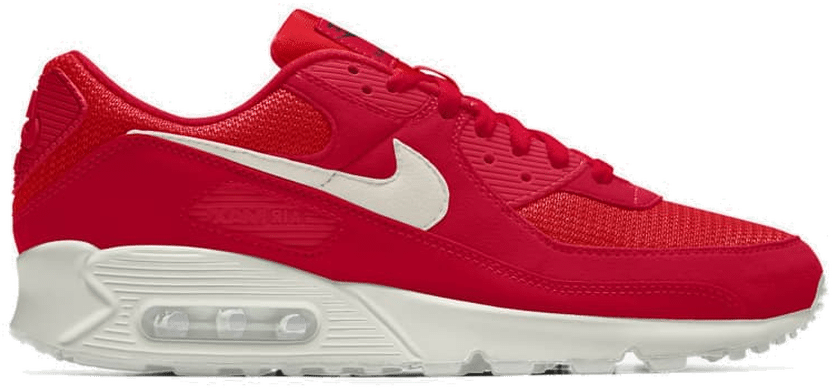 Uitbeelding Praktisch item Nike Air Max 90 - By You - Red Red CT3621-991-Red