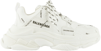 Balenciaga Triple S Allover Logo White (W) 524039W2FA19010