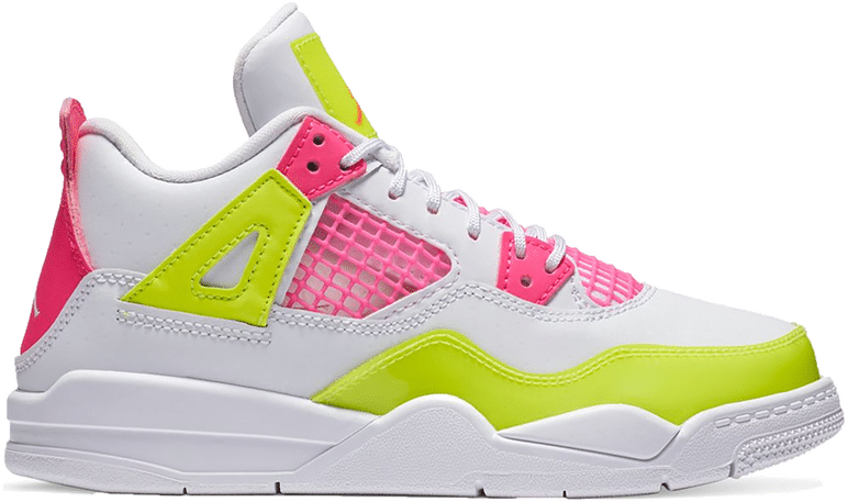 jordan retro 4 pink and green