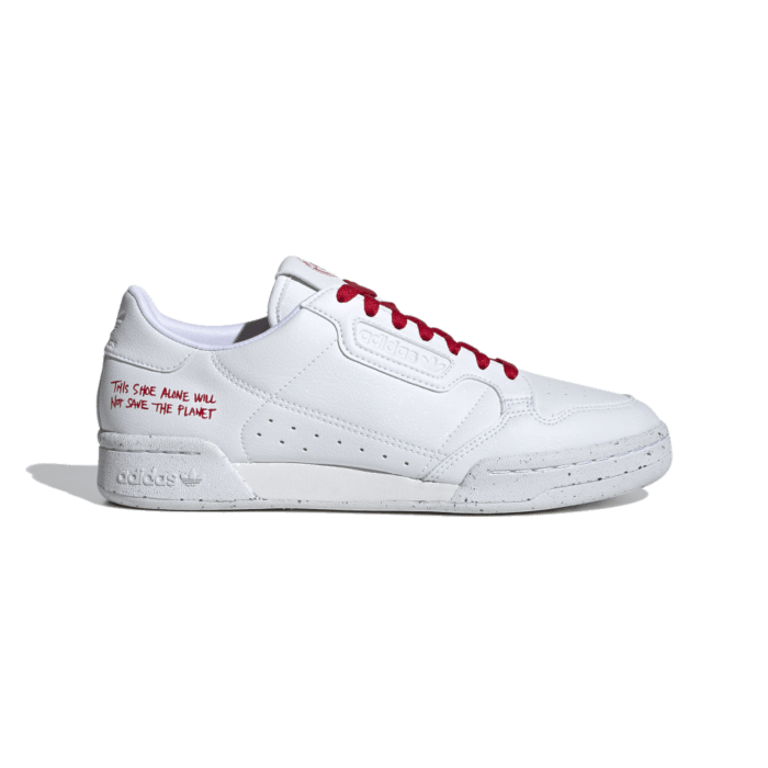 adidas Continental 80 Clean Classics White Scarlet FU9787