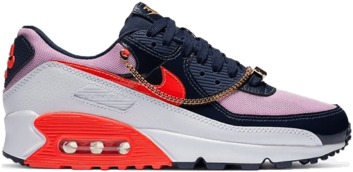 Nike Air Max 90 Cuban Link Obsidian Pink (Women's) CZ8099-100