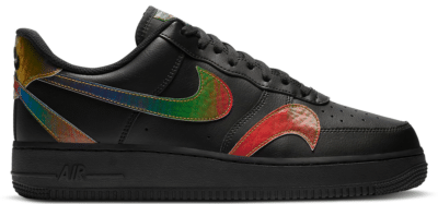 Nike Air Force 1 Low LV8 Misplaced Swooshes Black Multi (GS) CZ5890-001