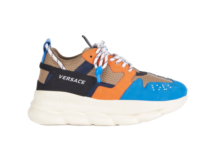 Orange hot sale versace sneakers