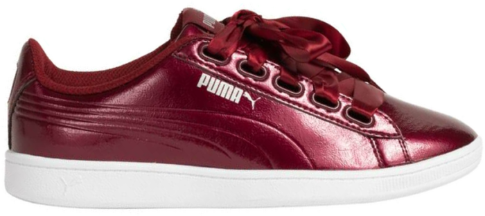 PUMA Vikky Ribbon-satijn Dames Sneakers 366417-04 rood 366417-04