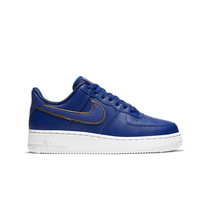 Nike Air Force 1 Low Blue Gold Swoosh (Women’s) AO2132-401