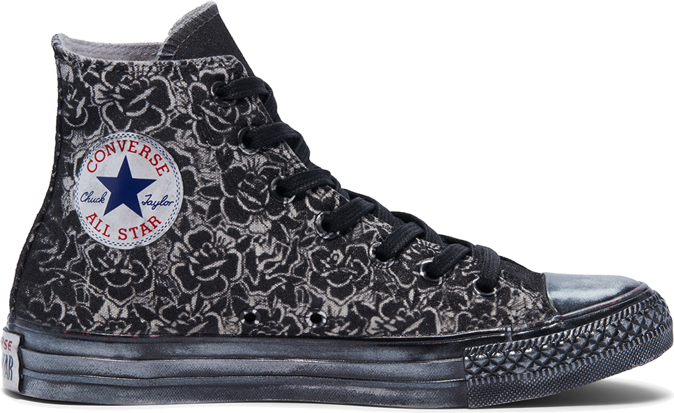 glitter floral chuck taylor all star high top