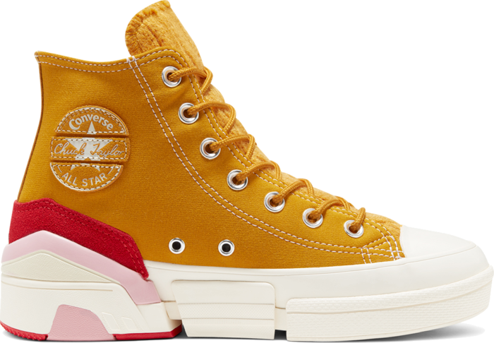 Converse CPX70 High Top voor dames Saffron Yellow/University Red 568689C