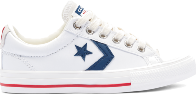 Converse Leather Star Player Low Top voor kids Red/ White 669255C