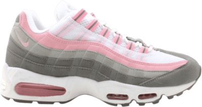 Nike Air Max 95 White Real Pink Grey (W) 698014-161
