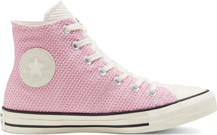 Converse Womens Runway Cable Chuck Taylor All Star High Top Cape Blue/Lotus Pink/Egret 568664C