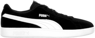 PUMA Smash V2 Suede Jr s, Black/White Black,White 365176_01
