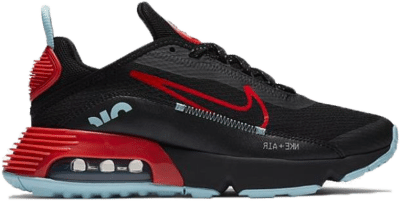 Nike Air Max 2090 Black Glacier Ice Bright Crimson (GS) CZ8143-001