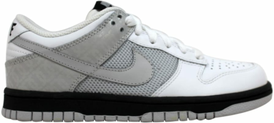 Nike Dunk Low White/Neutral Grey-Black (W) 317813-101