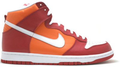 Nike Dunk High Varsity Red Orange Blaze 309432-612