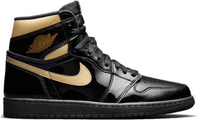 Nike Air Jordan 1 High Black and Gold 555088-032
