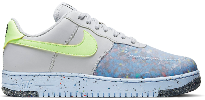 Nike Air Force 1 Crater Pure Platinum Barely Volt CZ1524-001