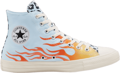 Converse Chuck Taylor All Star High ‘Twisted Archive Print – Flame’ White 167927C