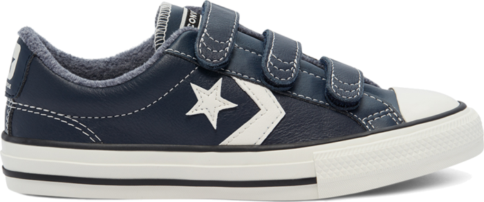Converse Leather Easy-On Star Player Low Top Obsidian/Lakeside Blue/Egret 669321C
