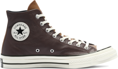 Converse Chuck 70 Leather High ‘Colorblock – Dark Root Brown’ Brown 169582C