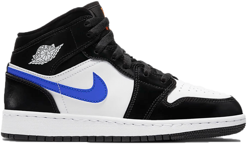 Jordan 1 Mid Black 554725084 Zwart Sneakerbaron NL