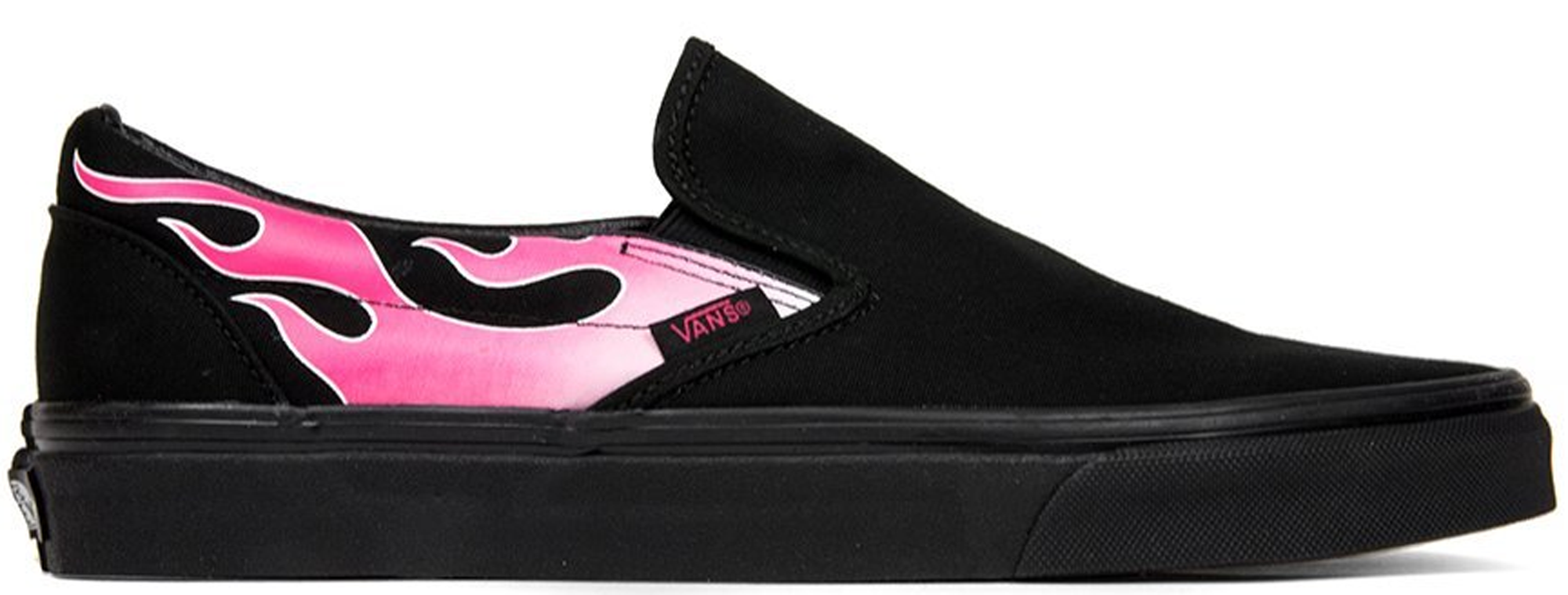 Pink n discount black vans