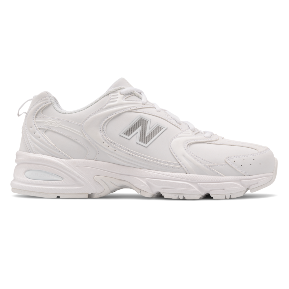 new balance 530 munsell white with silver metallic