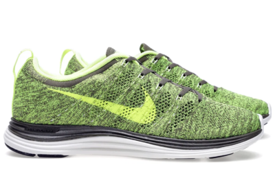 Nike Flyknit Lunar1+ Tarp Green Volt 554887-371