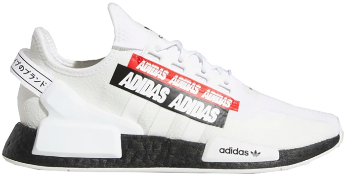adidas NMD R1 V2 Label Pack Cloud White H02537