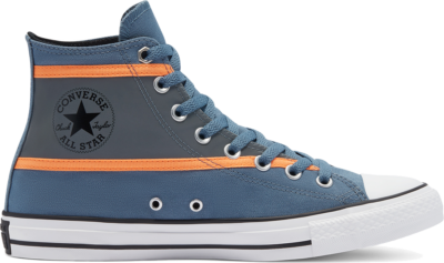 Converse Hi-Vis Chuck Taylor All Star High Top Lakeside Blue/Flash Orange 169452C