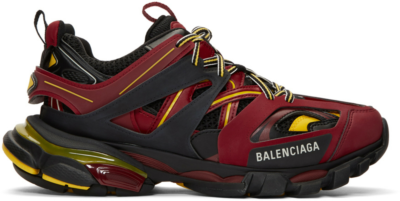 Balenciaga Track Trainers Burgundy Black 542023 W1GB8 6575