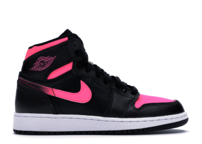 Jordan 1 Retro High Black Hyper Pink (GS) 332148-019