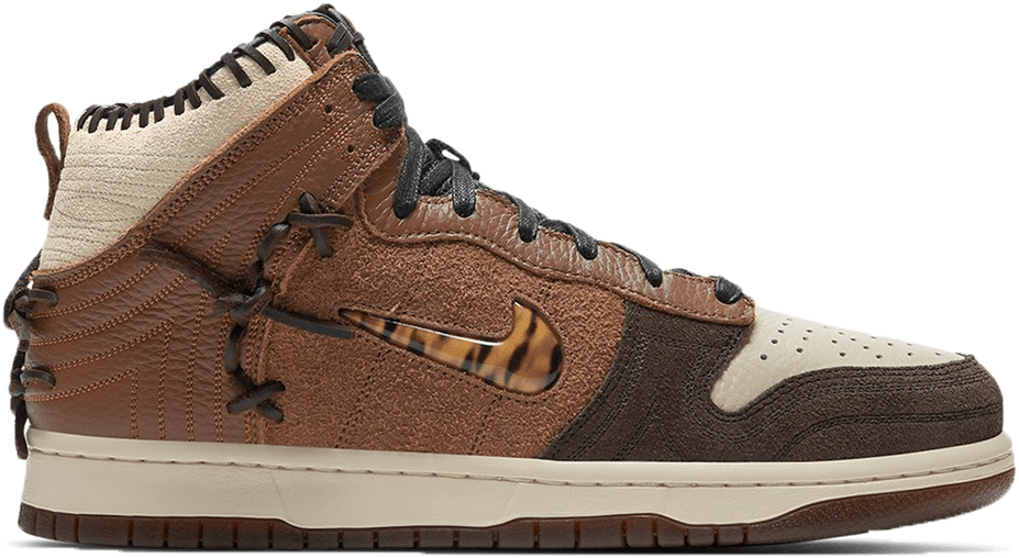 nike dunk brown high