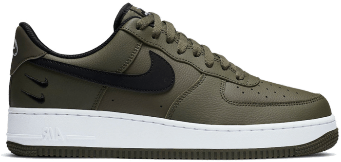 Nike Air Force 1 Low 07 Olive Black Double Swoosh CT2300-300 | Groen