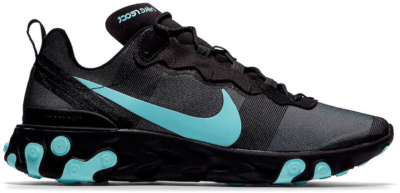 Nike React Element 55 Black Aurora Green BQ6166-004