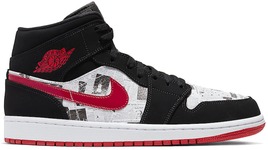 air jordan 1 mid se newspaper air times